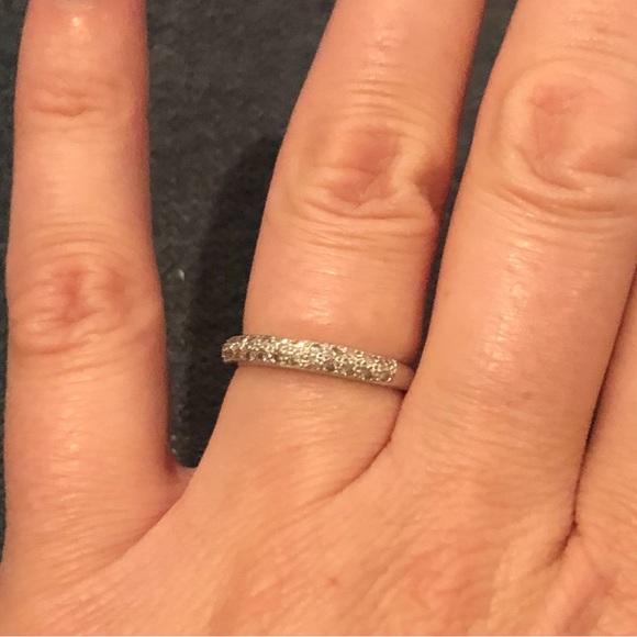 Platinum Ladies Diamond Anniversary/Wedding Band - Picture 2 of 7